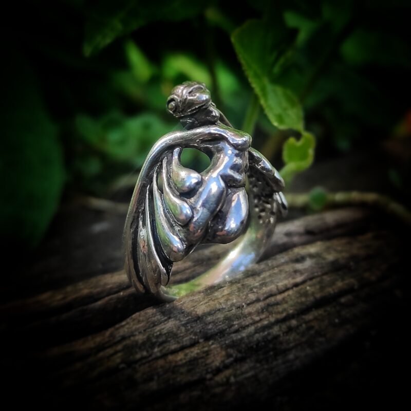 Mussenmasker vrouw ring - Afbeelding 4