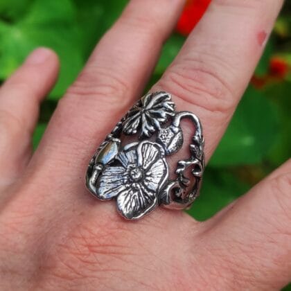 Korenbloemen ring