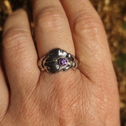 Nebecula ring met amethist