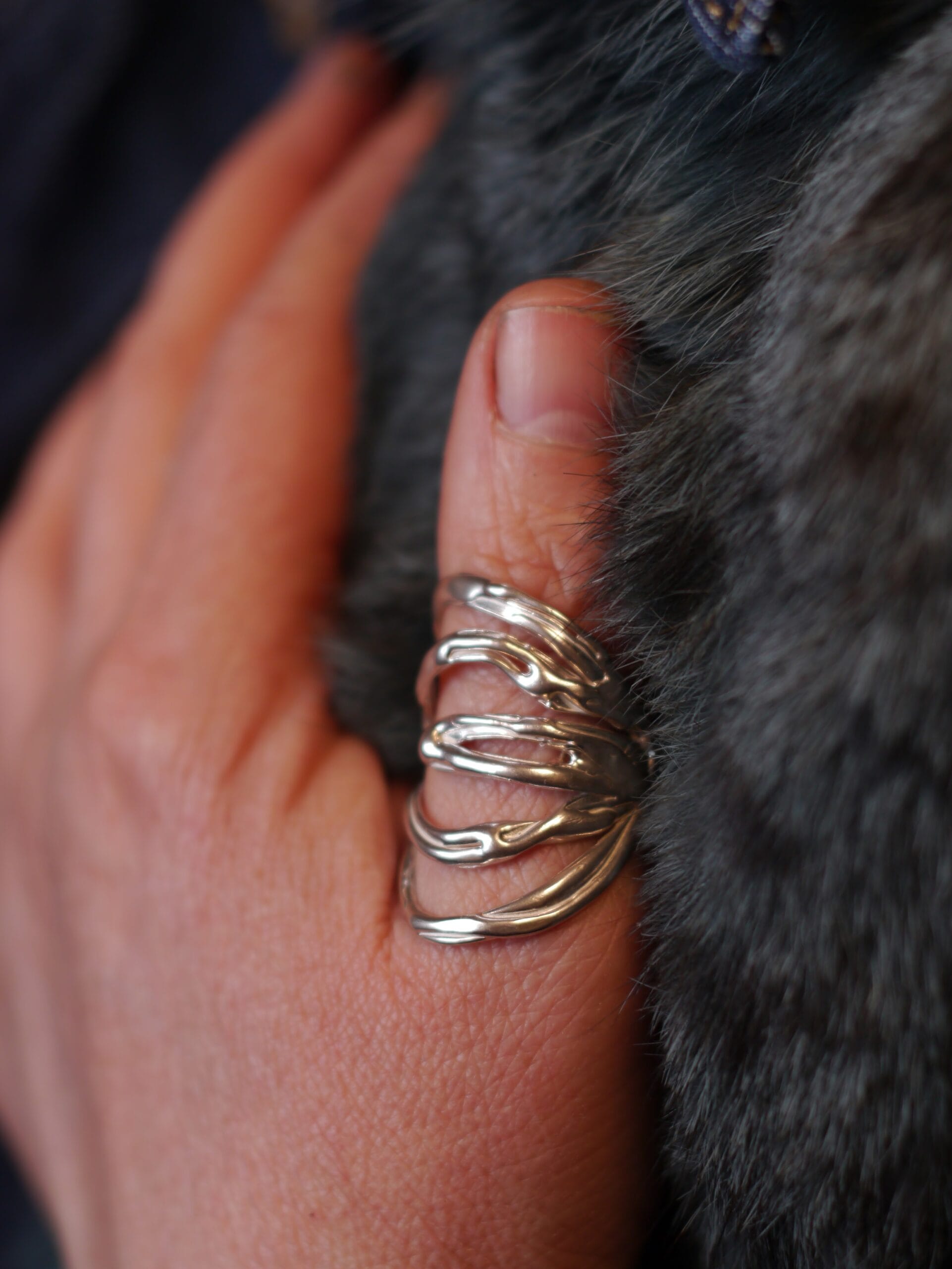 Ambitus, zilveren wikkel duimring - Afbeelding 5