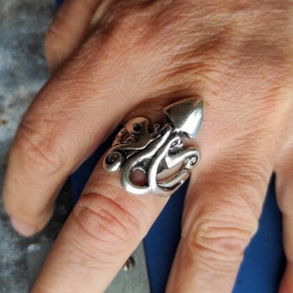 Gladde Octopus ring